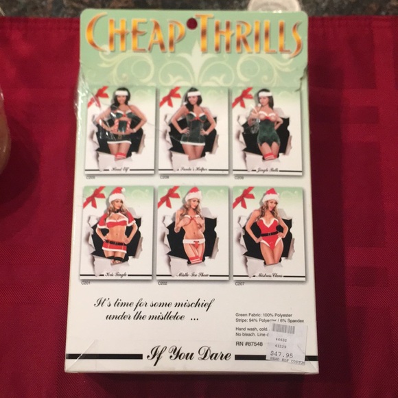 Cheap Thrills Xmas Outfit “Head Elf” L/XL - Picture 2 of 6